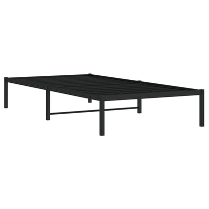 Estrutura de cama metal 107x203 cm preto