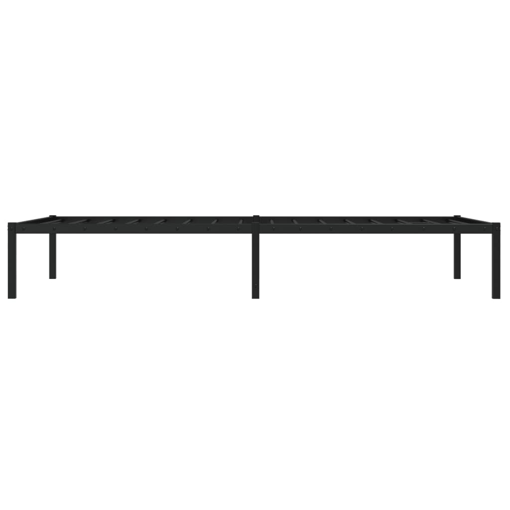 Estrutura de cama metal 107x203 cm preto