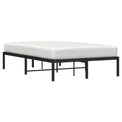 Estrutura de cama 120x190 cm metal preto