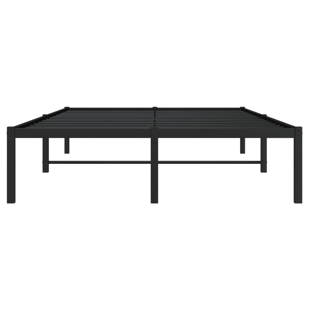 Estrutura de cama 120x190 cm metal preto