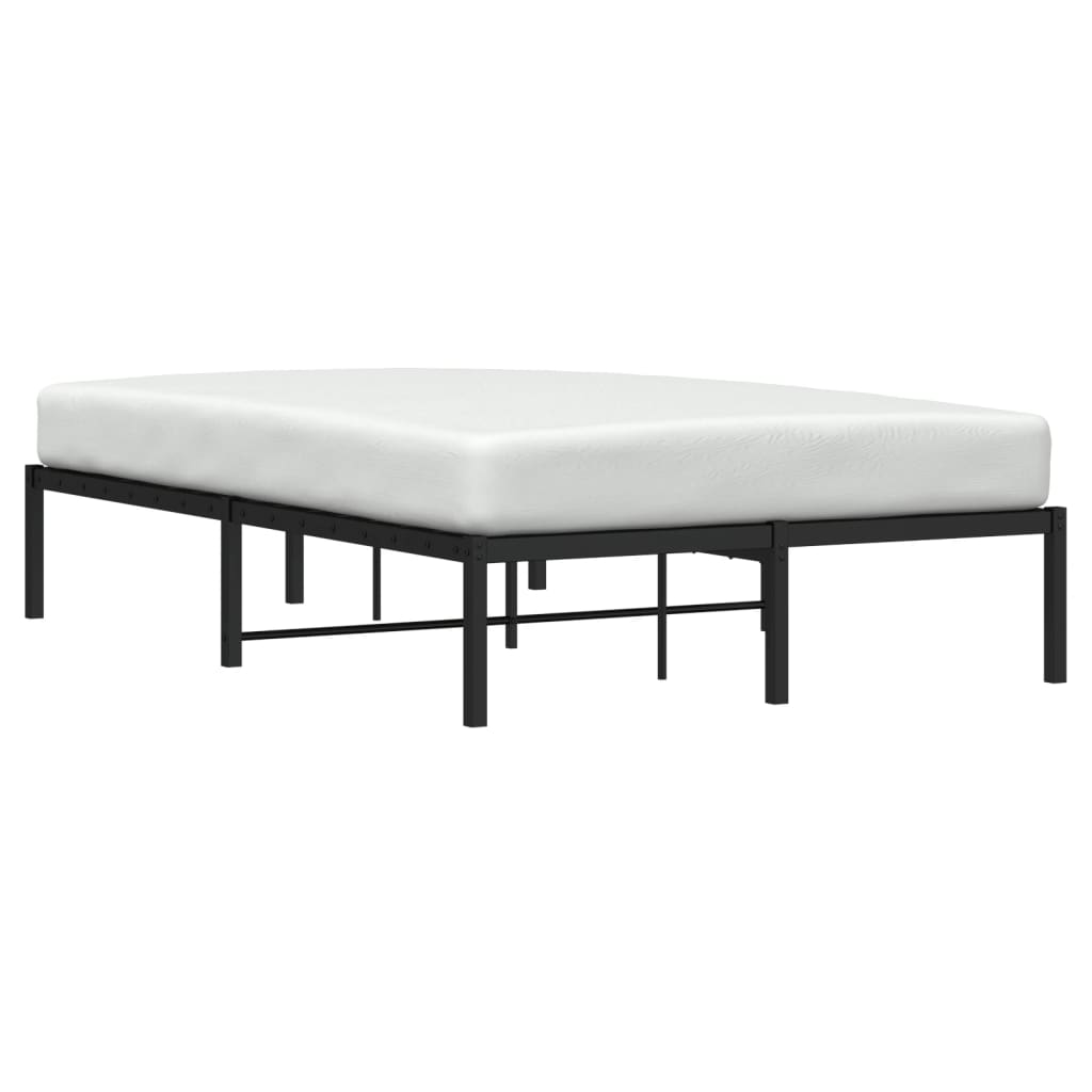 Estrutura de cama 120x200 cm metal preto