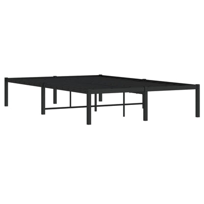 Estrutura de cama 120x200 cm metal preto