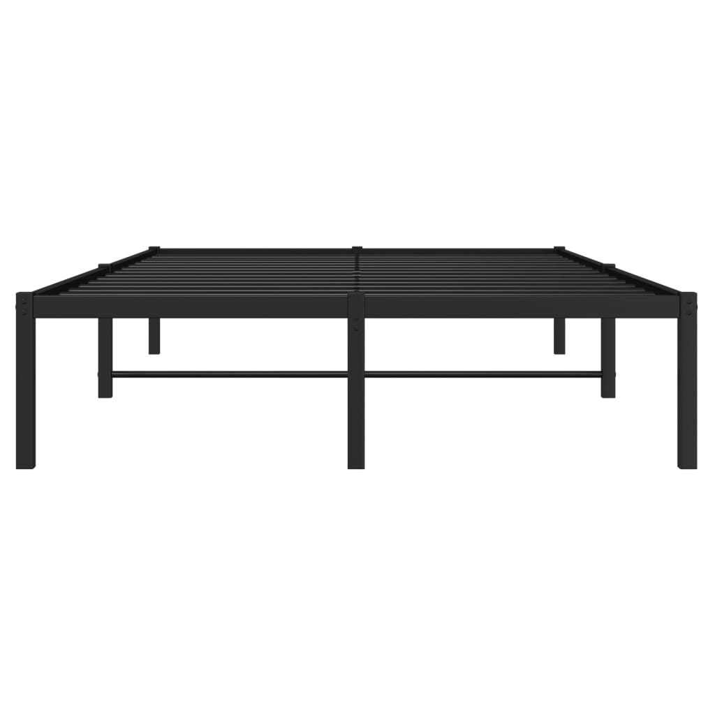 Estrutura de cama 120x200 cm metal preto