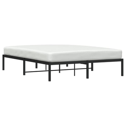 Estrutura de cama metal 150x200 cm preto