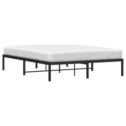 Estrutura de cama 160x200 cm metal preto