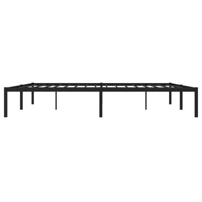 Estrutura de cama 193x203 cm metal preto