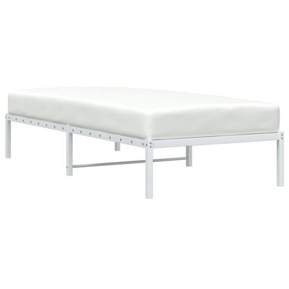 Estrutura de cama metal 90x190 cm branco