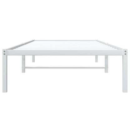 Estrutura de cama metal 90x190 cm branco