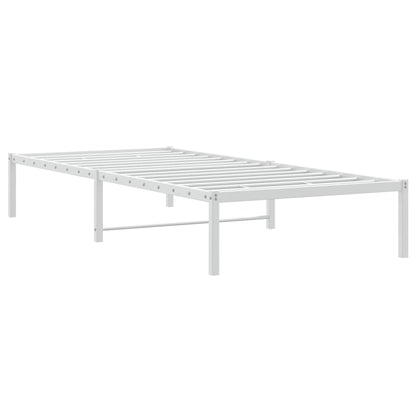 Estrutura de cama metal 90x190 cm branco