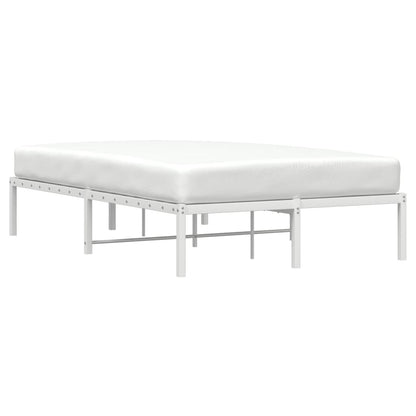 Estrutura de cama de metal 120x190 cm branco