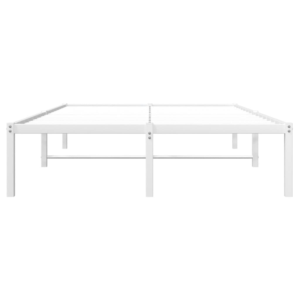 Estrutura de cama de metal 120x190 cm branco