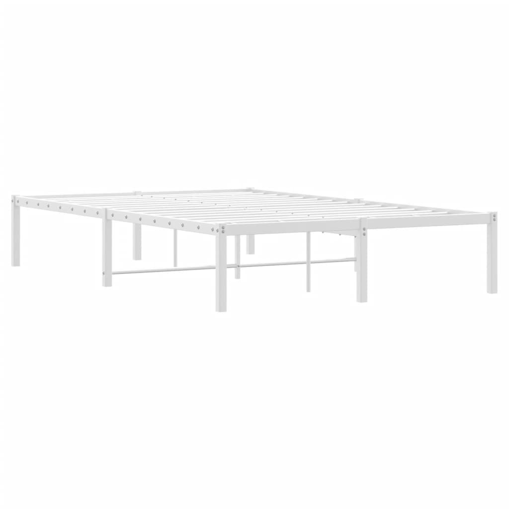 Estrutura de cama de metal 120x190 cm branco