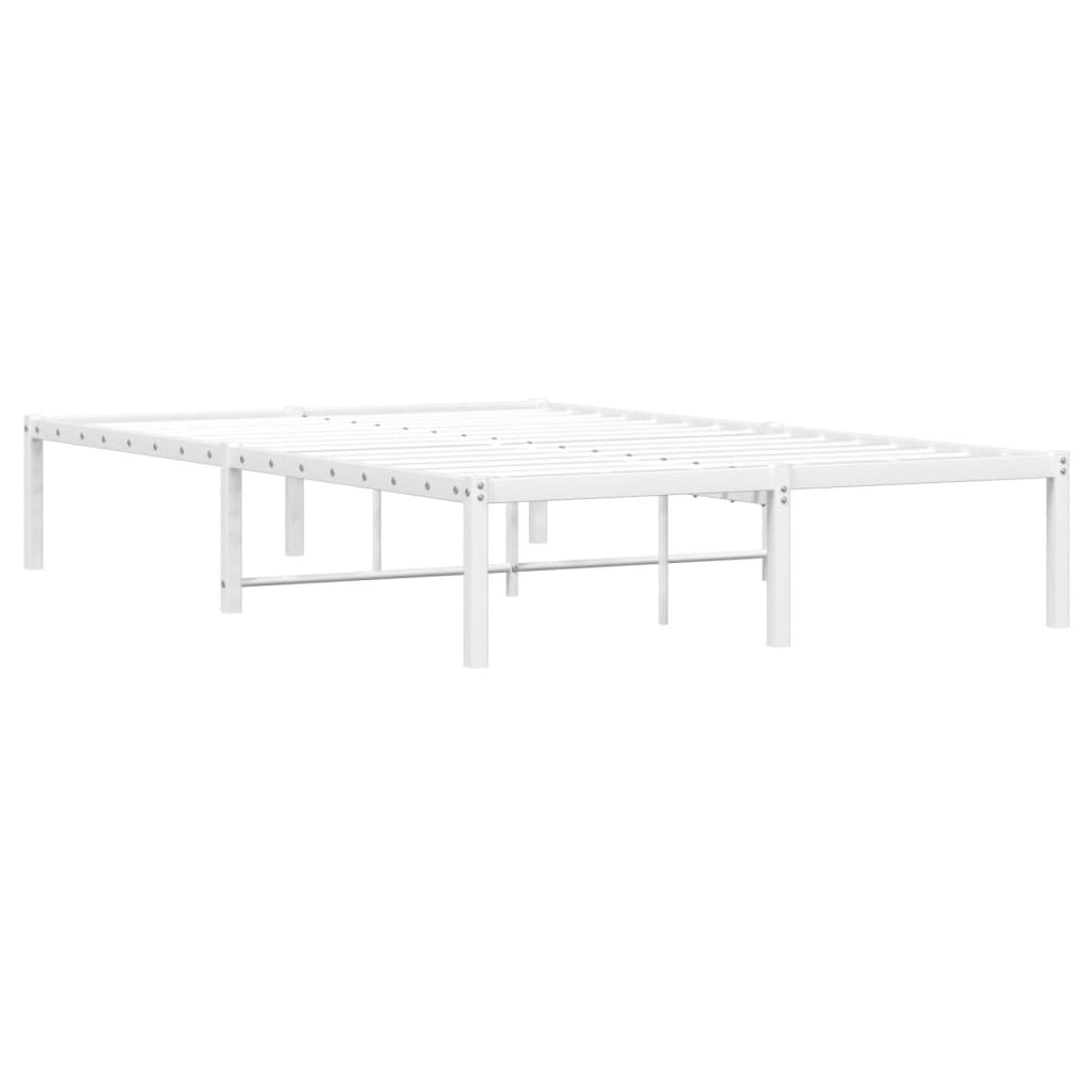 Estrutura de cama 120x200 cm metal branco