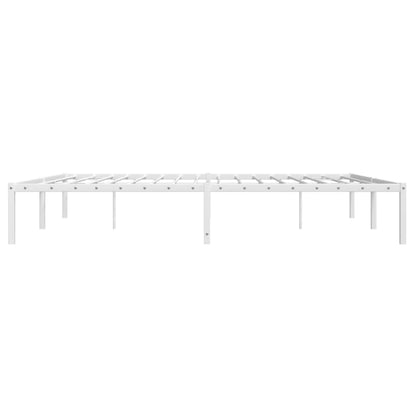 Estrutura de cama 183x213 cm metal branco