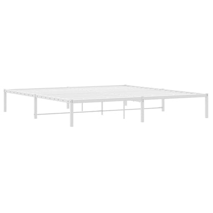 Estrutura de cama metal 200x200 cm branco