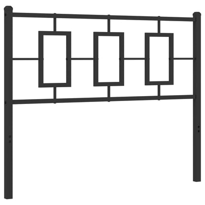 Cabeceira de cama 107 cm metal preto