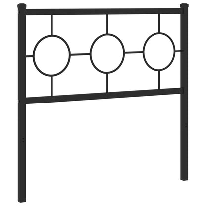 Cabeceira de cama 90 cm metal preto