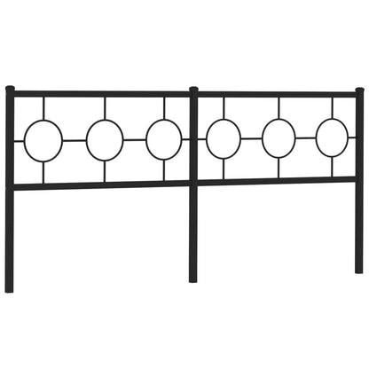 Cabeceira de cama 180 cm metal preto