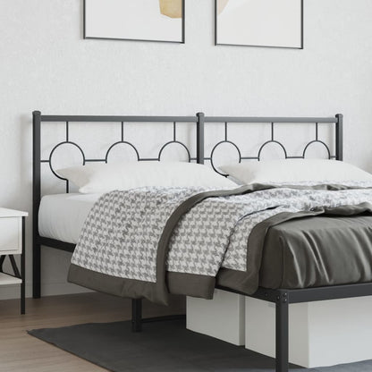 Cabeceira de cama 180 cm metal preto