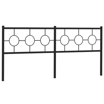 Cabeceira de cama 193 cm metal preto