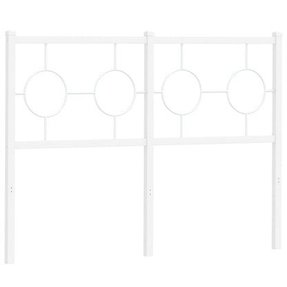 Cabeceira de cama 120 cm metal branco