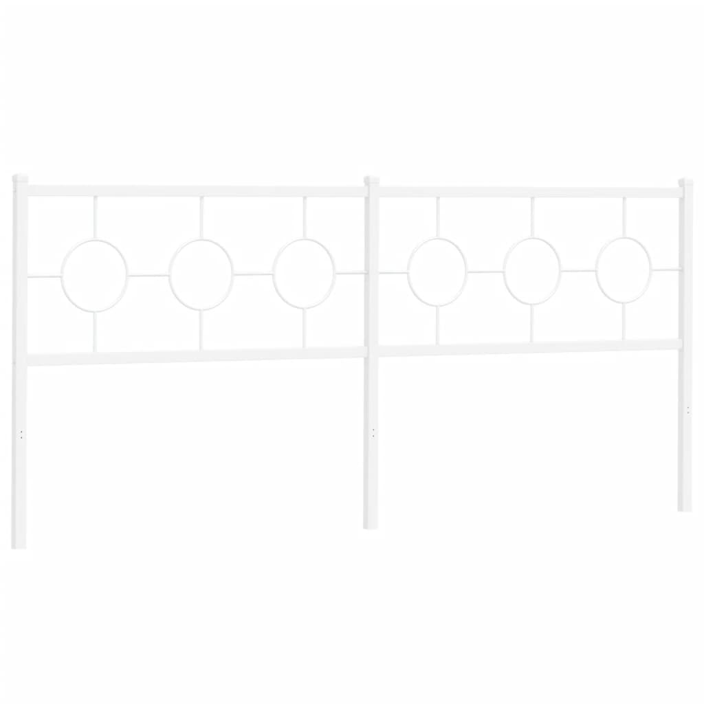 Cabeceira de cama 193 cm metal branco