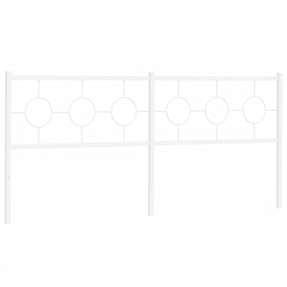 Cabeceira de cama 193 cm metal branco