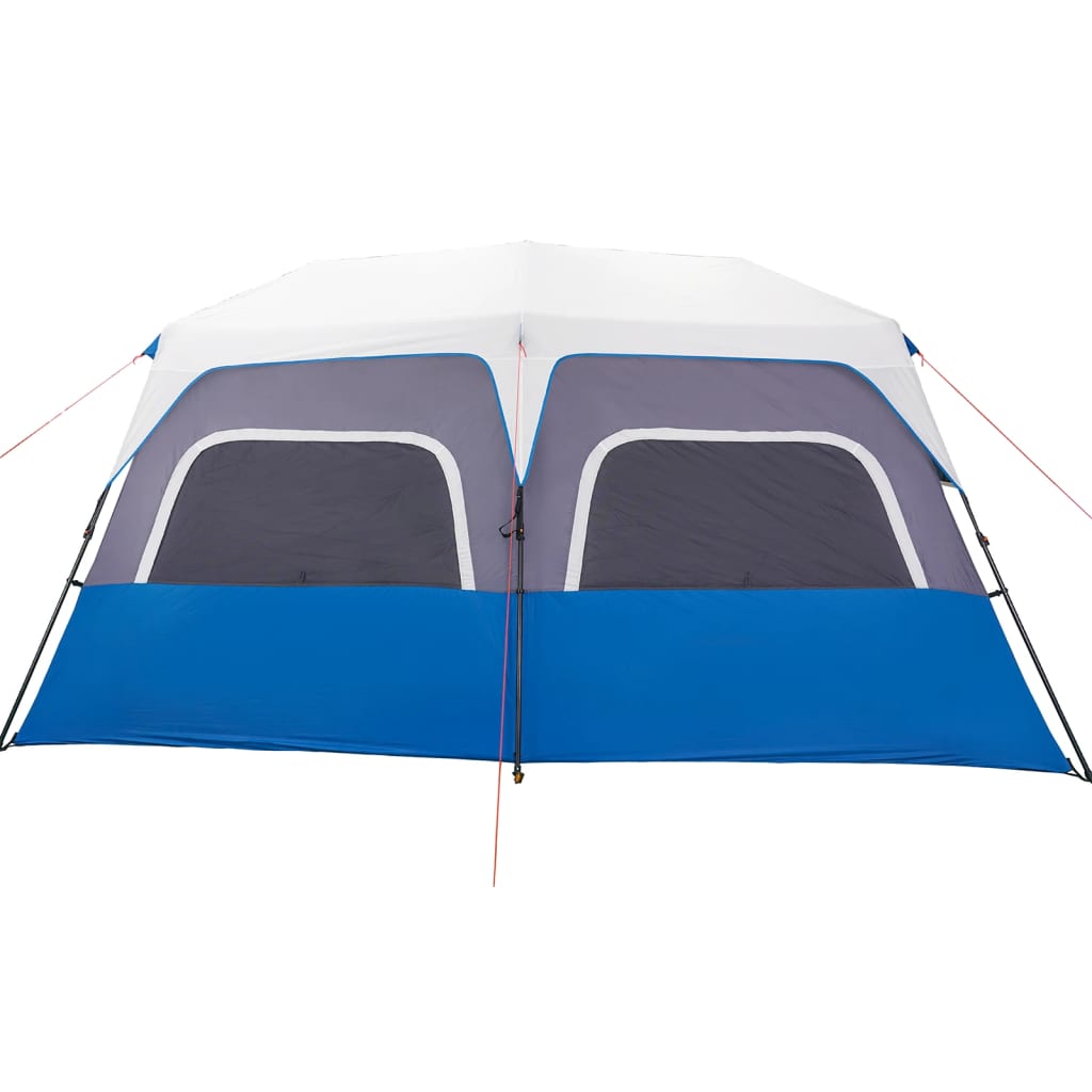 Tenda familiar c/ LED 10 pessoas libertação rápida azul-claro