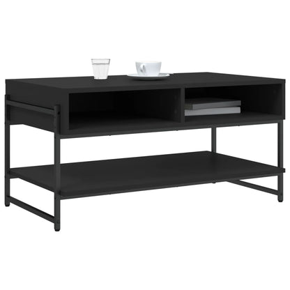 Mesa de centro 90x50x45 cm derivados madeira preto