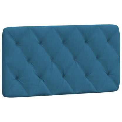 Cama com colchão 100x200 cm veludo azul