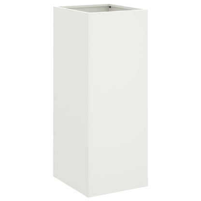 Vaso/floreira 32x27,5x75 cm aço laminado a frio branco