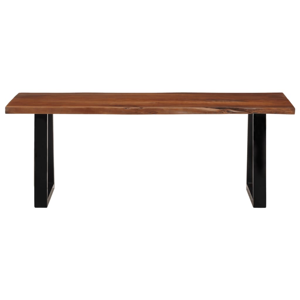 Mesa de centro 110x55x40 cm acácia maciça castanho-mel