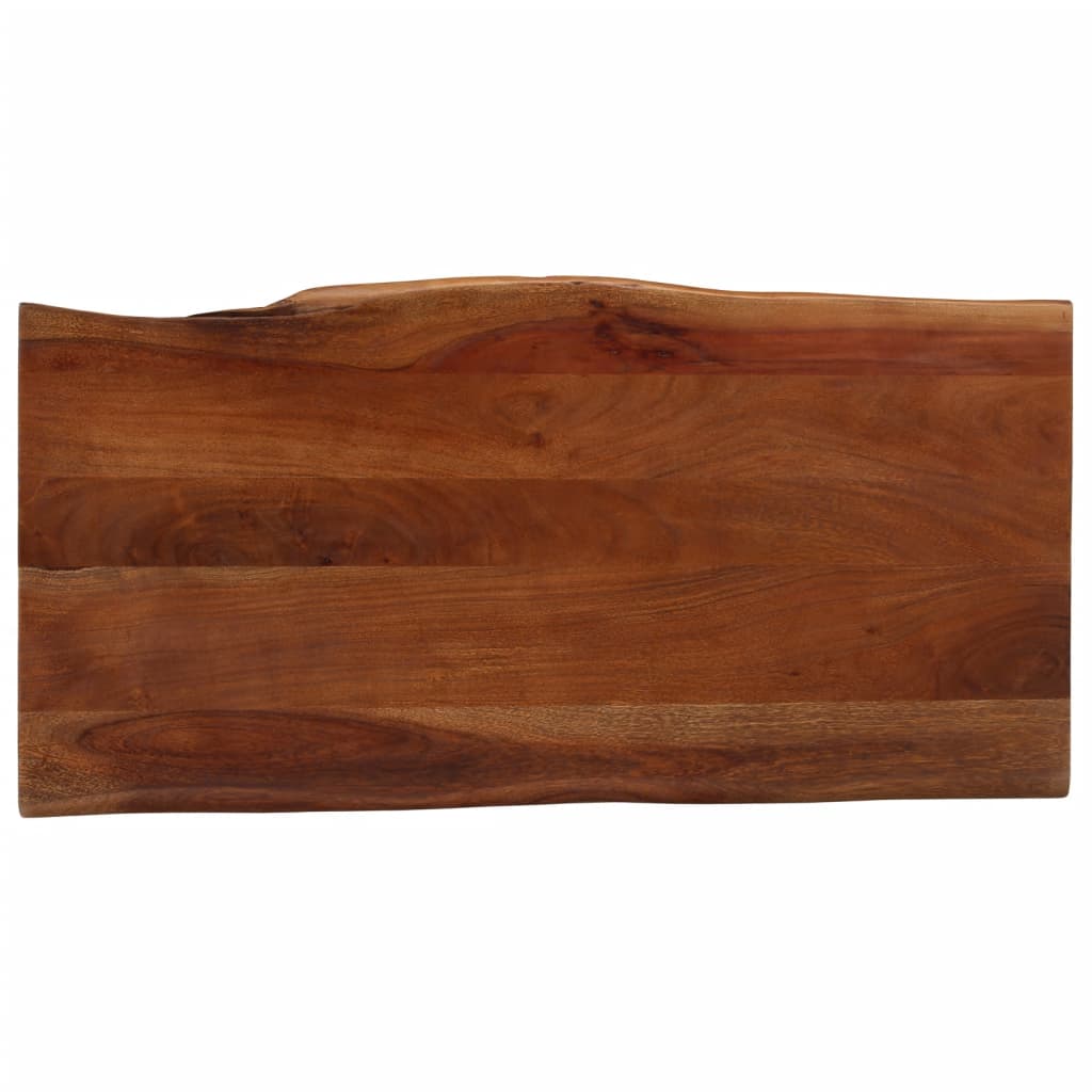 Mesa de centro 110x55x40 cm acácia maciça castanho-mel