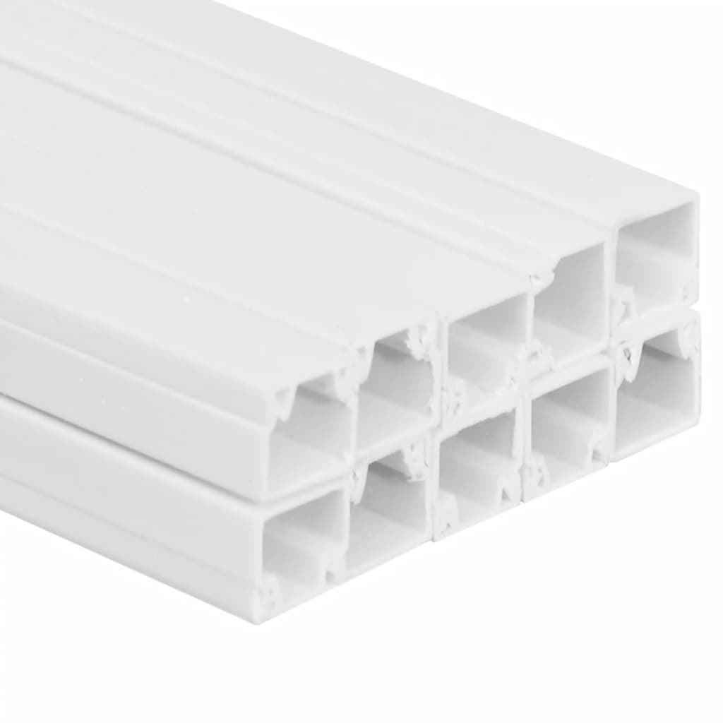 Calhas para cabos 10x10 mm 10 m PVC