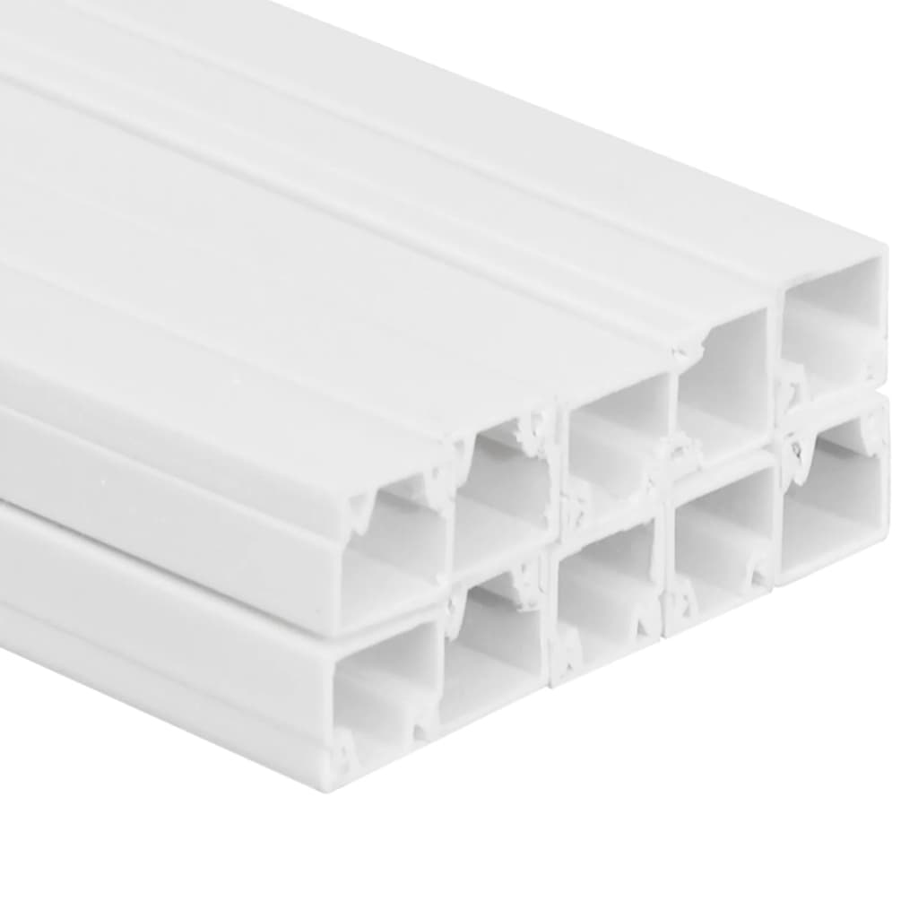 Calhas para cabos 15x10 mm 10 m PVC