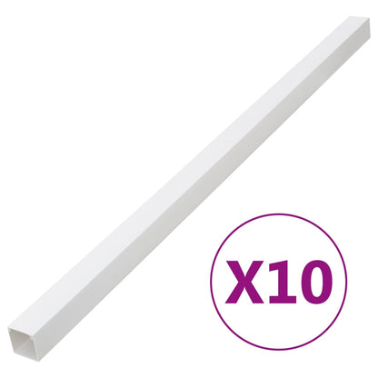 Calhas para cabos 40x40 mm 10 m PVC