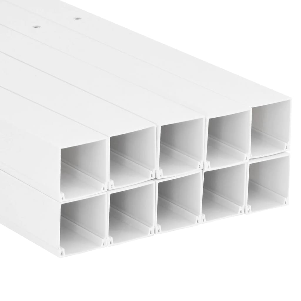 Calhas para cabos 40x40 mm 10 m PVC