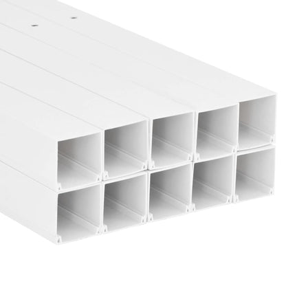 Calhas para cabos 100x60 mm 10 m PVC