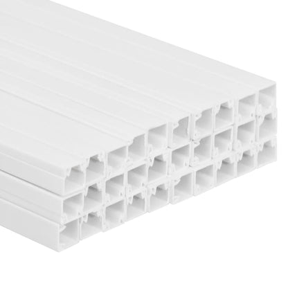 Calhas para cabos 20x10 mm 30 m PVC