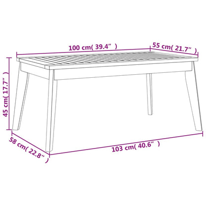 3 pcs conjunto lounge de jardim c/ almofadões acácia maciça