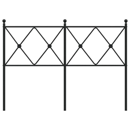 Cabeceira de cama 120 cm metal preto