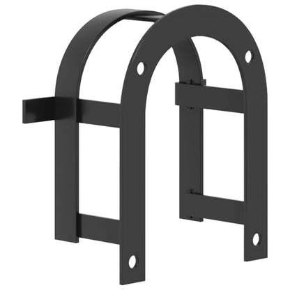 Suporte para brida de parede ferro preto