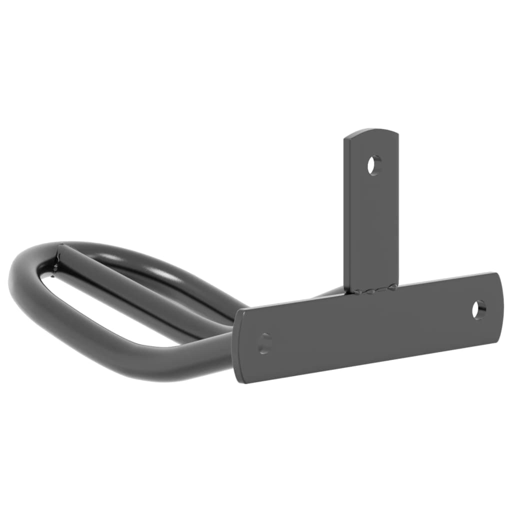 Suporte para brida de parede ferro preto