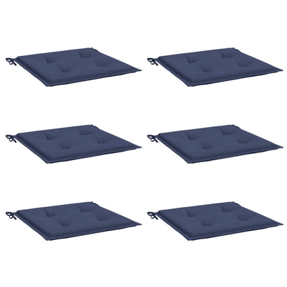 Almofadões p/ sofá de paletes 6 pcs tecido oxford azul-marinho