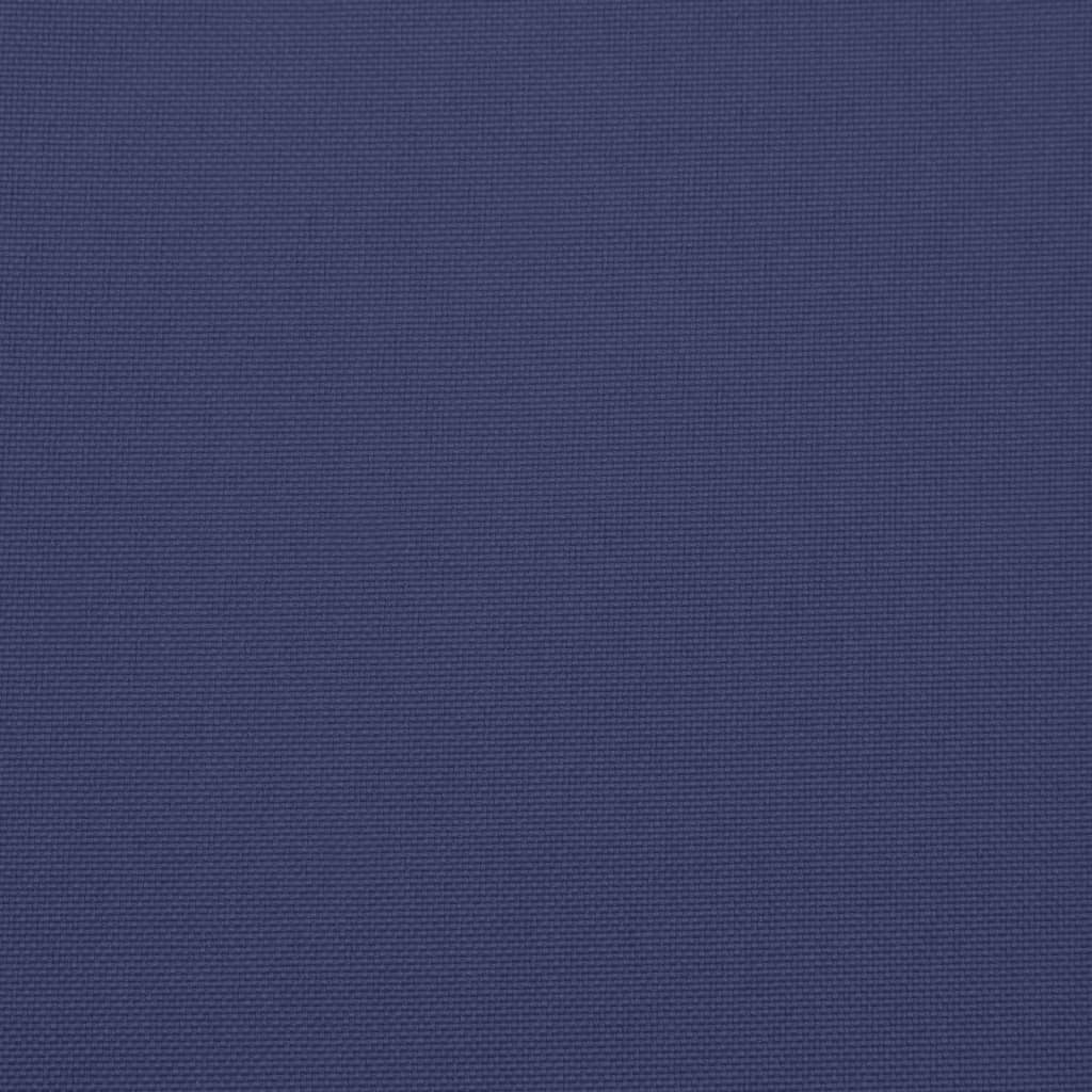 Almofadões cadeira 2 pcs 40x40x7 cm tecido oxford azul-marinho