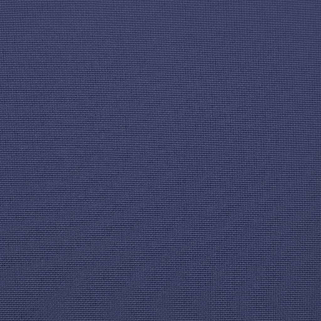 Almofadões cadeira 6 pcs 40x40x7 cm tecido oxford azul-marinho