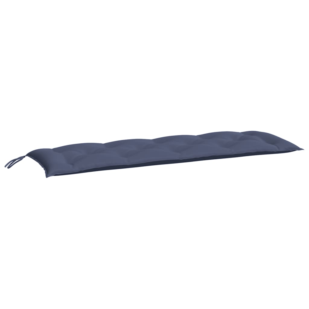 Almofadões banco jardim 2 pcs 150x50x7cm oxford azul-marinho