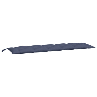 Almofadões banco jardim 2 pcs 180x50x7cm oxford azul-marinho