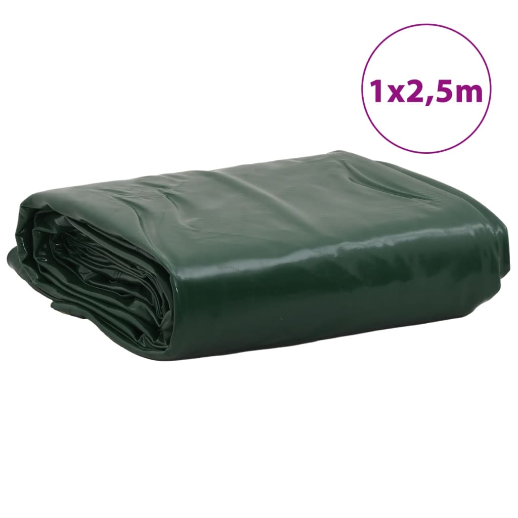 Lona 1x2,5 m 650 g/m² verde