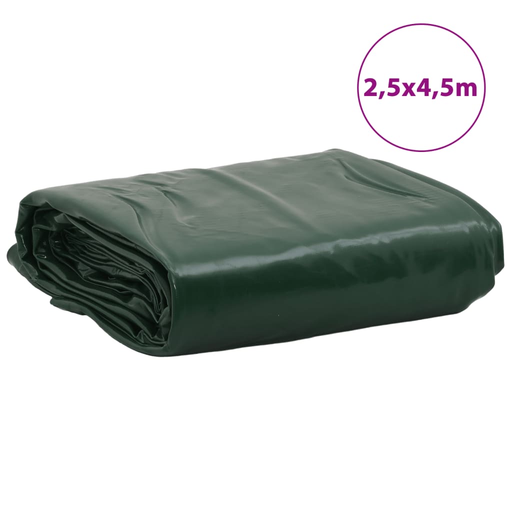 Lona 2,5x4,5 m 650 g/m² verde